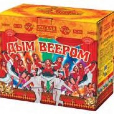 Дым веером Дневной фейерверк салют 25 х 1,4" и 3 х 1" арт. РС3560_РП